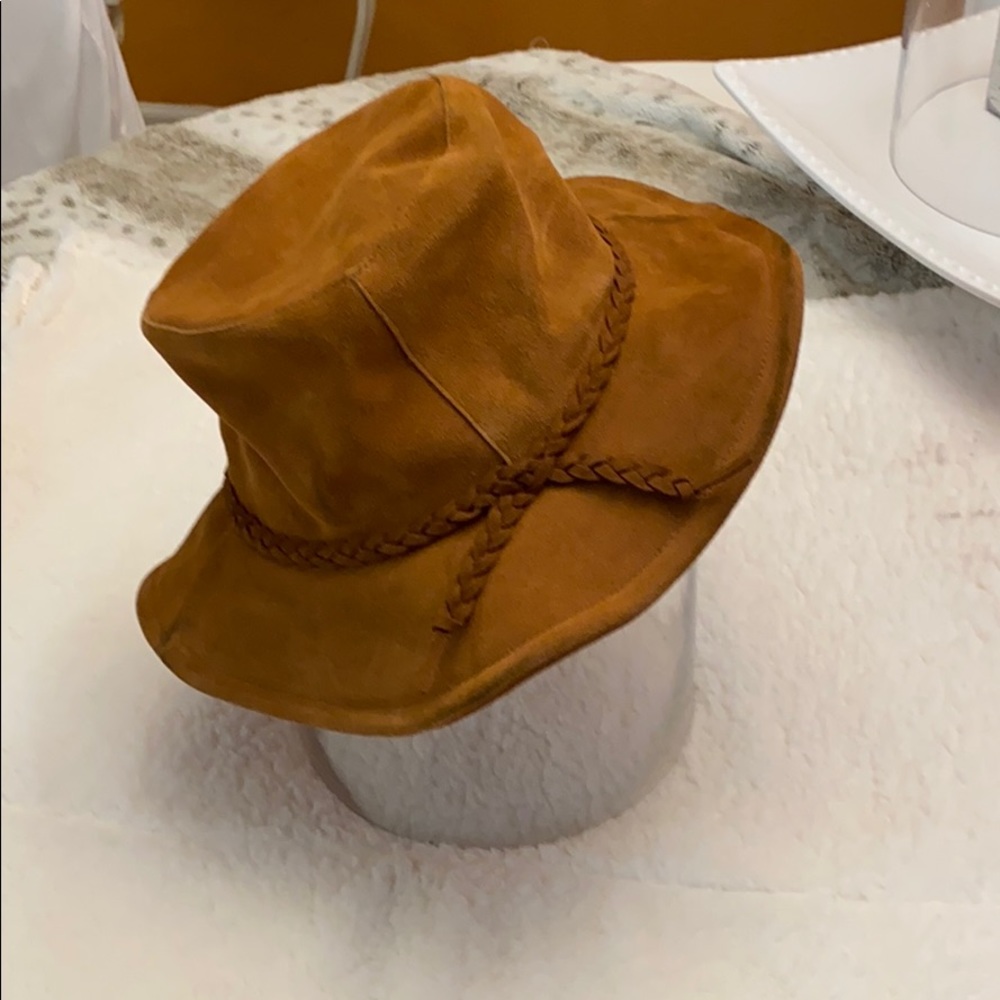 Boho camel colored hat